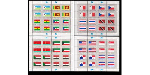 #350-365 Flag Series Set of Four Sheets