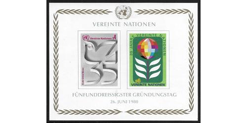 #014 35th Anniversary, Souvenir Sheet (Vienna)