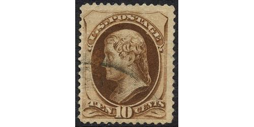#188 10¢ Jefferson, Brown