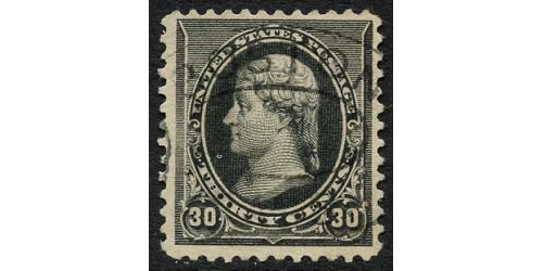 #228 30¢ Jefferson, Black