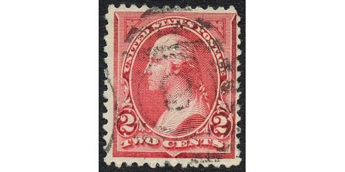 #250 2¢ Washington, Carmine, Type I