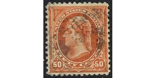 #275 50¢ Jefferson, Orange