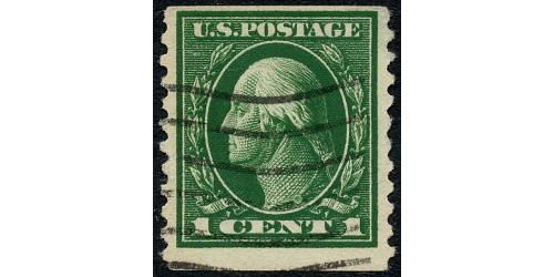 #443 1¢ Washington, Green