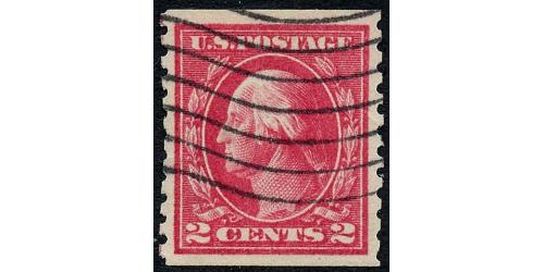 #444 2¢ Washington, Carmine, Type I