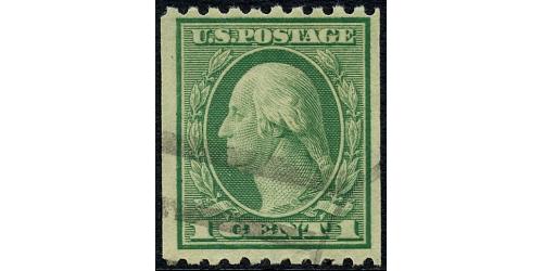 #448 1¢ Washington, Green