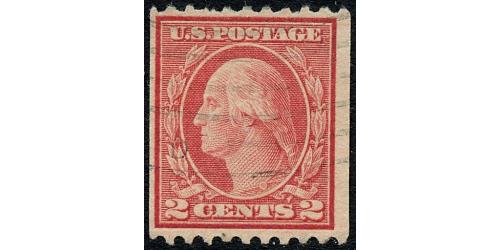 #450 2¢ Washington, Carmine Type III