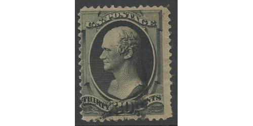 #190 30¢ Alexander Hamilton, Gray Black