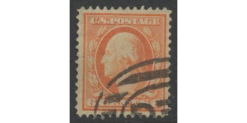 #336 6¢ Washington Red Orange