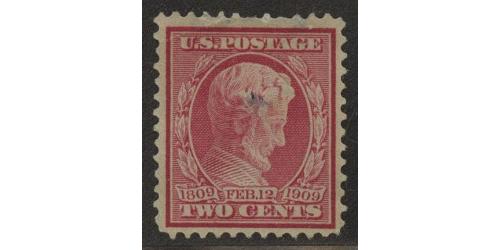 #367 2¢ Lincoln, Carmine