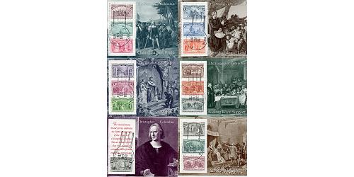 #2624-29 Columbian Souvenir Sheets, Complete Set of Six (USED)