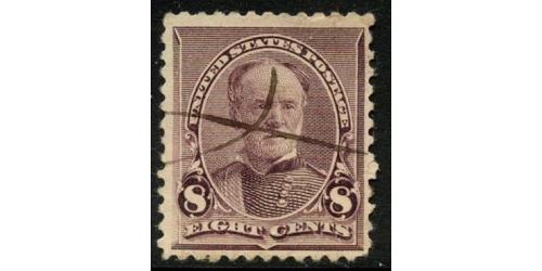 #225 8¢ Sherman, Lilac