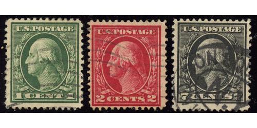 #405, 406, 407 Washington, Set of Three