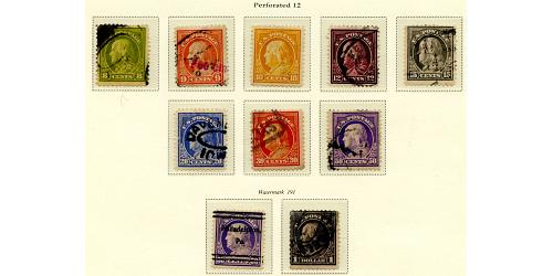 #414-423 Album Page Complete Set of Ten Franklins