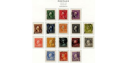 #412 1¢ Washington, Green, Coil Line Pair