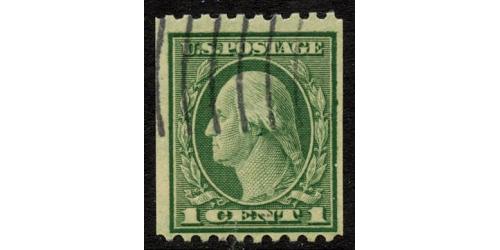#448 1¢ Washington, Green