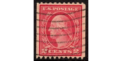 #450 2¢ Washington, Carmine Type III