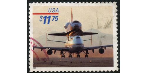 #3262 $11.75 Express Mail, Piggyback Shuttle (Used)