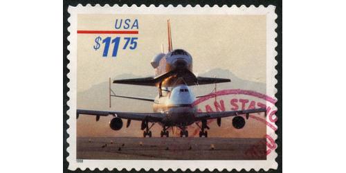 #3262 $11.75 Express Mail, Piggyback Shuttle (Used)