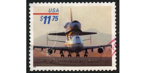 #3262 $11.75 Express Mail, Piggyback Shuttle (Used)