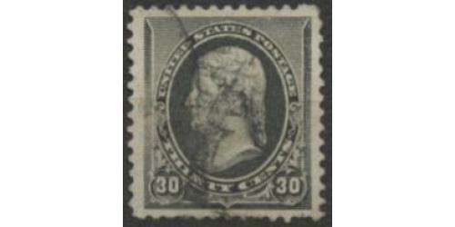 #228 30¢ Jefferson, Black