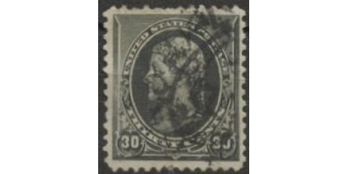 #228 30¢ Jefferson, Black