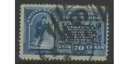 # E1 10¢ Messenger, Blue
