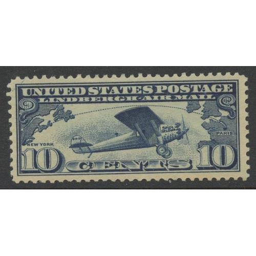 #C10 Lindbergh, Dark Blue, Lightly Hinged