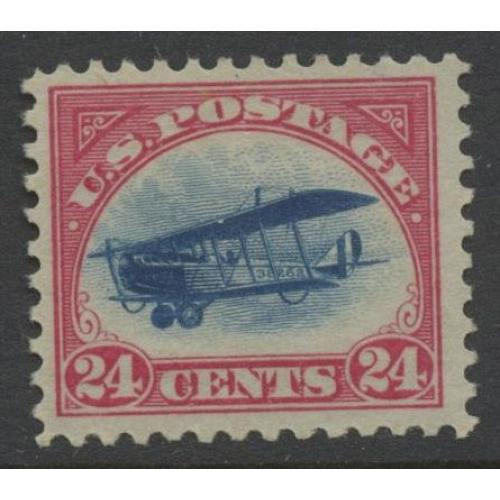 #C3 24¢ Carmine Rose and Blue, Hinged