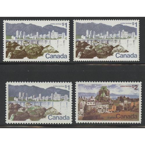 #599-601 + 599a Landscape Definitives