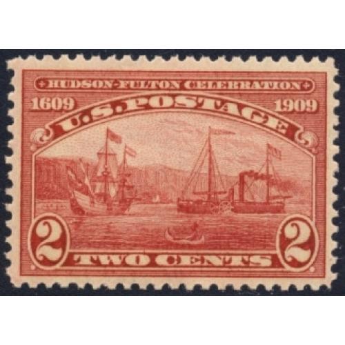 #372 2¢ Hudson-Fulton, Carmine, NH
