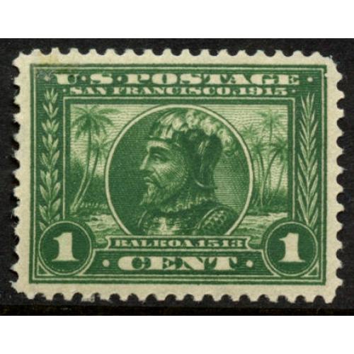 #397 1¢ Balboa, Green