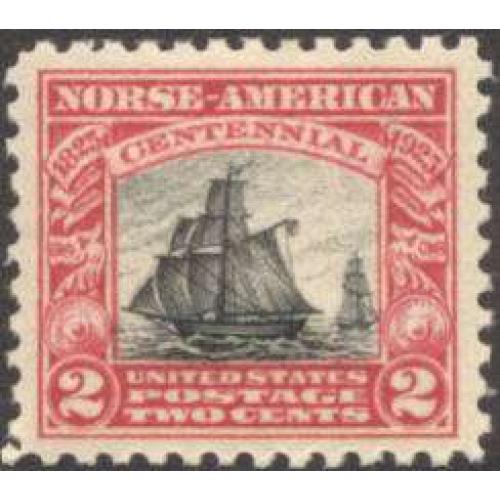#620 2¢ Norse American Centennial, NH VF