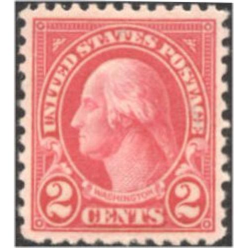 #634 2¢ Washington, Carmine