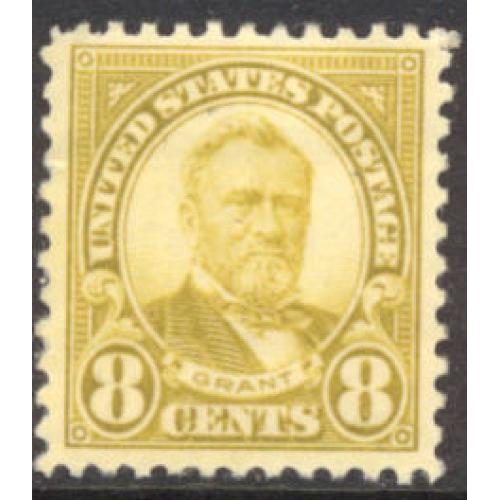 #640 8¢ Grant, Olive Green