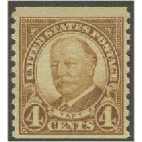#687 4¢ Taft, Brown, Coil