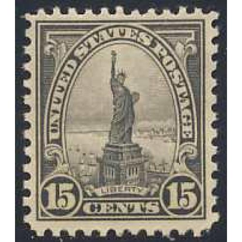 #696 15¢ Statue of Liberty, Gray