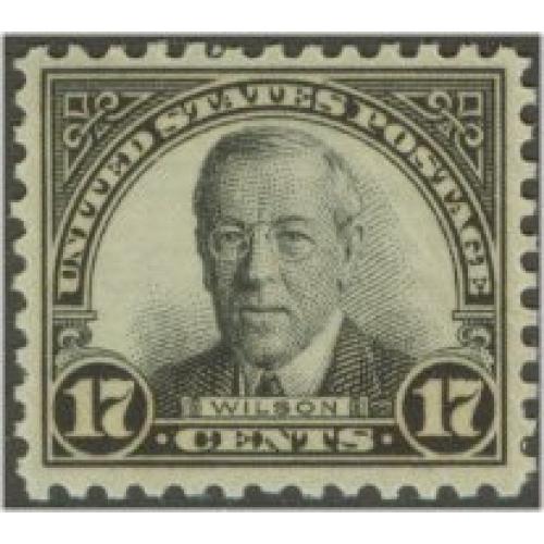 #697 17¢ Wilson, Black