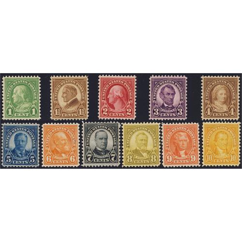#632//42 Rotary Set, Perforated Set of 11, NH