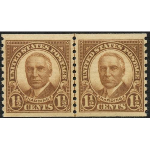 #686 1½¢ Harding Coil Line, Brown, NH