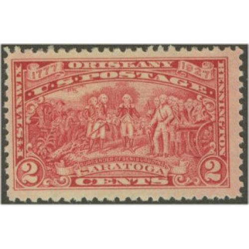 #644 2¢ Burgoyne Campaign, Gum Skips, (Only one left.)