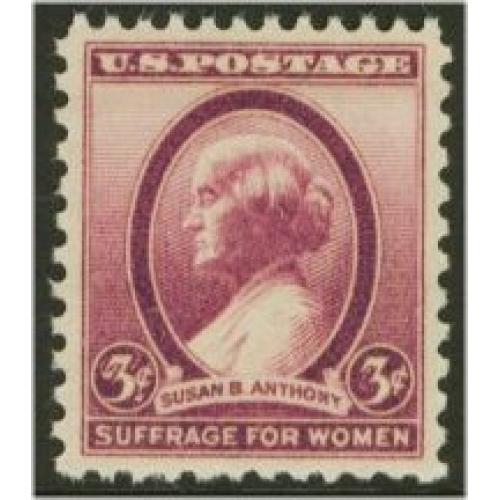 #784 3¢ Susan B. Anthony, Purple