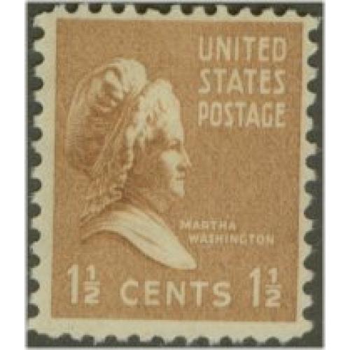 #805 1½¢ Martha Washington