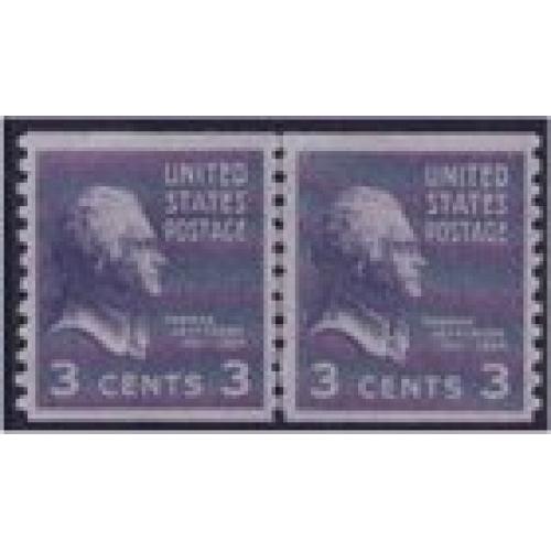 #842 Thomas Jefferson, Line Pair