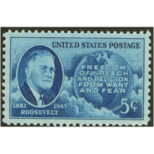 #933 F.D. Roosevelt, Map