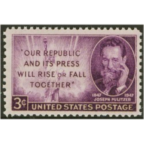 #946 Joseph Pulitzer, Publisher & Pulitzer Prizes