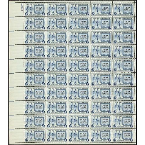 #963 American Youth Month, Sheet of 50
