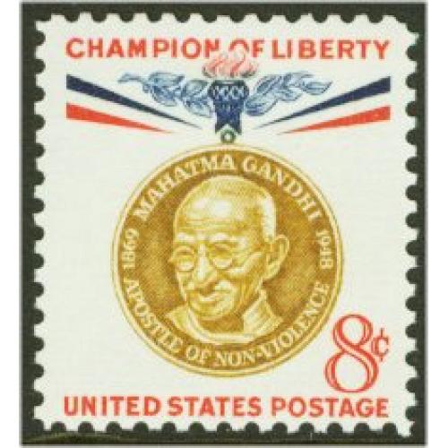 #1175 Mahatma Gandhi, Political and Spiritual Leader of India