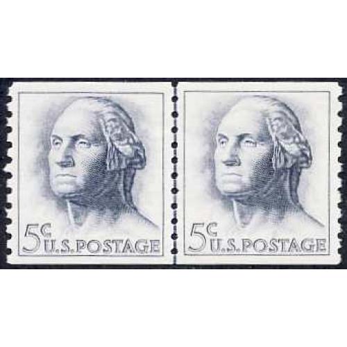 #1229 Washington, Coil Line Pair, Untagged