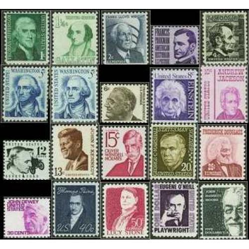 #1278//1295 Prominent Americans Series, Set of 20