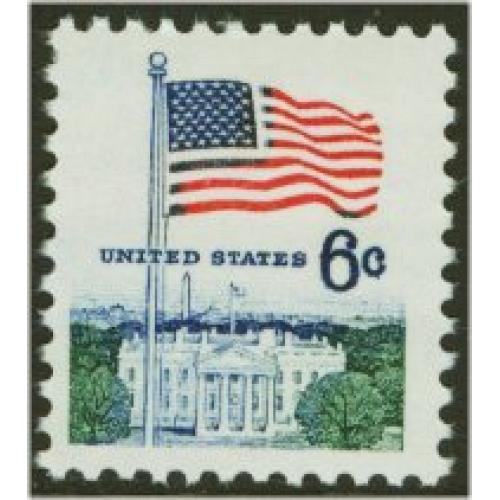 #1338D Flag, Huck Press, 11x10½